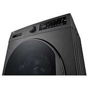 LG 9kg Tvättmaskin(Svart ), Energiklass A, Steam™, F4T2VYM1S