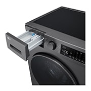 LG 9kg Tvättmaskin(Svart ), Energiklass A, Steam™, F4T2VYM1S