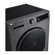 LG 9kg Tvättmaskin(Svart ), Energiklass A, Steam™, F4T2VYM1S