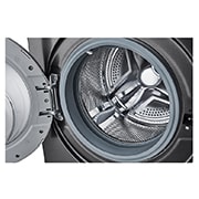 LG 9kg Tvättmaskin(Svart ), Energiklass A, Steam™, F4T2VYM1S