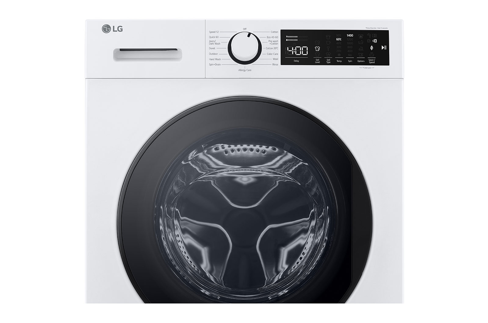 LG 9kg Tvättmaskin(Vit), Energiklass A, Steam™, F4WM309S0