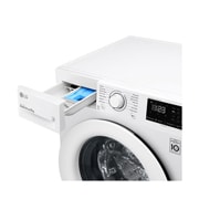 LG 9 kg Tvättmaskin(Vit) - Energiklass D, AI DD™, Smart Diagnosis™, F4WP209N0W