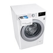 LG 8 kg Tvättmaskin(Vit) - Steam, Energiklass C, AI DD™, Smart Diagnosis™, F4WP308S1W