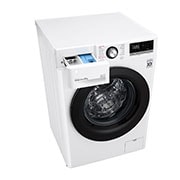 LG 9 kg Tvättmaskin(Vit) - Steam, Energiklass D, AI DD™, Smart Diagnosis™, F4WV409S3W