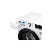 LG 10.5 kg Tvättmaskin(Vit) - Steam, Energiklass B, AI DD™, Smart Diagnosis™, F4WV410S3W