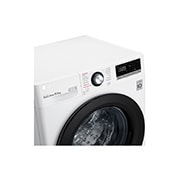 LG 10.5 kg Tvättmaskin(Vit) - Steam, Energiklass B, AI DD™, Smart Diagnosis™, F4WV410S3W