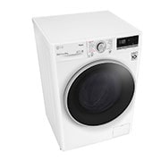 LG 9 kg Tvättmaskin(Vit) - Steam, Energiklass D, TurboWash™, AI DD™, Smart Diagnosis™ med Wi-Fi, F4WV509S1W