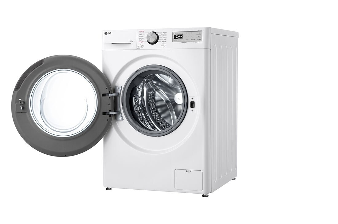 LG 11 kg Tvättmaskin(Vit) - Steam, Energiklass A, AI DD™ och Smart Diagnosis™, F4Y5EYP6W0F