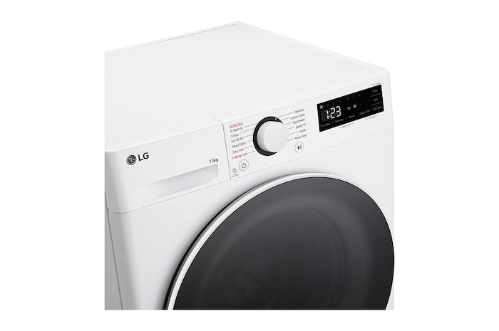 LG 13 kg Tvättmaskin(Vit) - Steam, Energiklass A, AI DD™, Smart Diagnosis™, F4Y5LYP0W