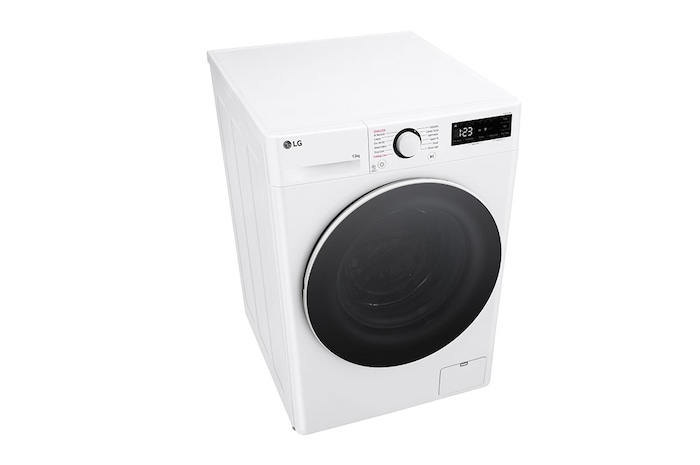 LG 13 kg Tvättmaskin(Vit) - Steam, Energiklass A, AI DD™, Smart Diagnosis™, F4Y5LYP0W