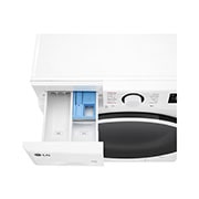 LG 13 kg Tvättmaskin(Vit) - Steam, Energiklass A, AI DD™, Smart Diagnosis™, F4Y5LYP0W