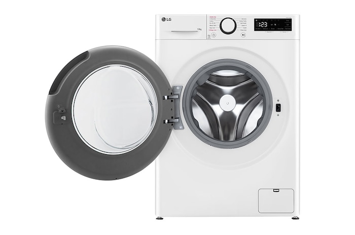 LG 10 kg Tvättmaskin(Vit) - Steam, Energiklass A, AI DD™, Smart Diagnosis™ , F4Y5RYP3W