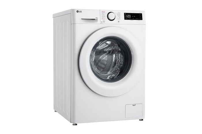 LG 10 kg Tvättmaskin(Vit) - Steam, Energiklass A, AI DD™, Smart Diagnosis™ , F4Y5RYP3W