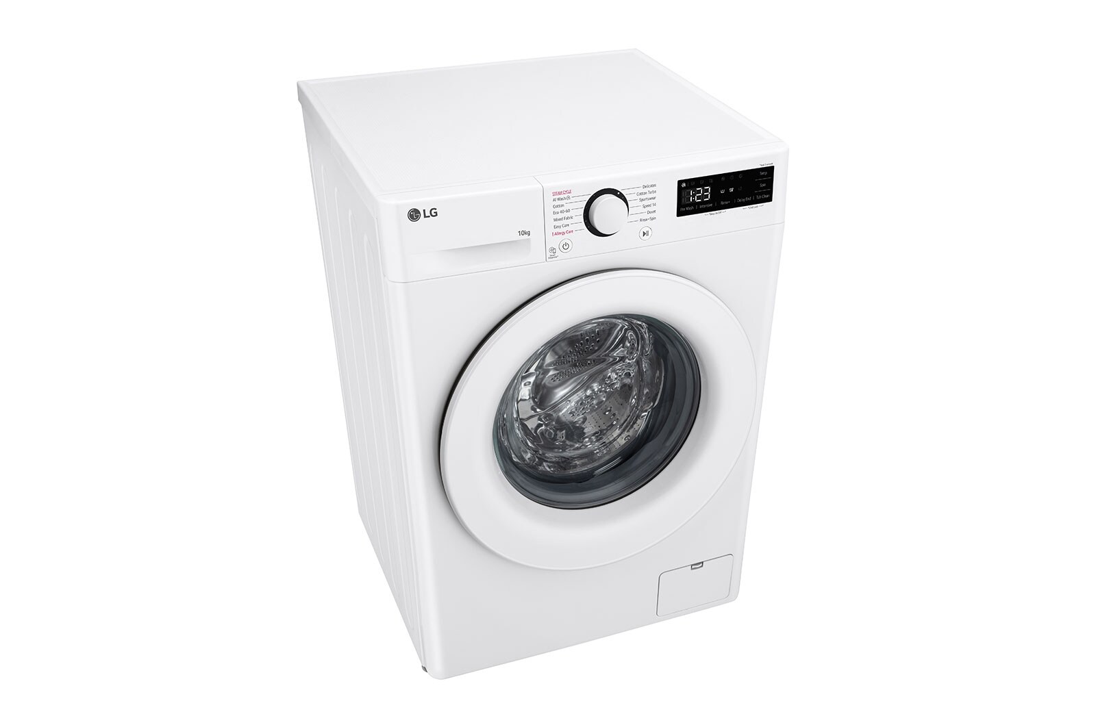 LG 10 kg Tvättmaskin(Vit) - Steam, Energiklass A, AI DD™, Smart Diagnosis™ , F4Y5RYP3W