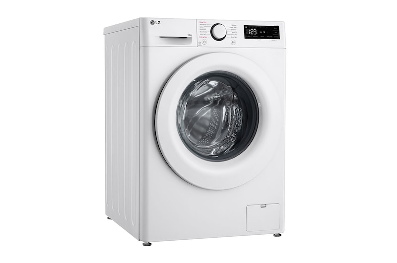LG 10 kg Tvättmaskin(Vit) - Steam, Energiklass A, AI DD™, Smart Diagnosis™ , F4Y5RYP3W