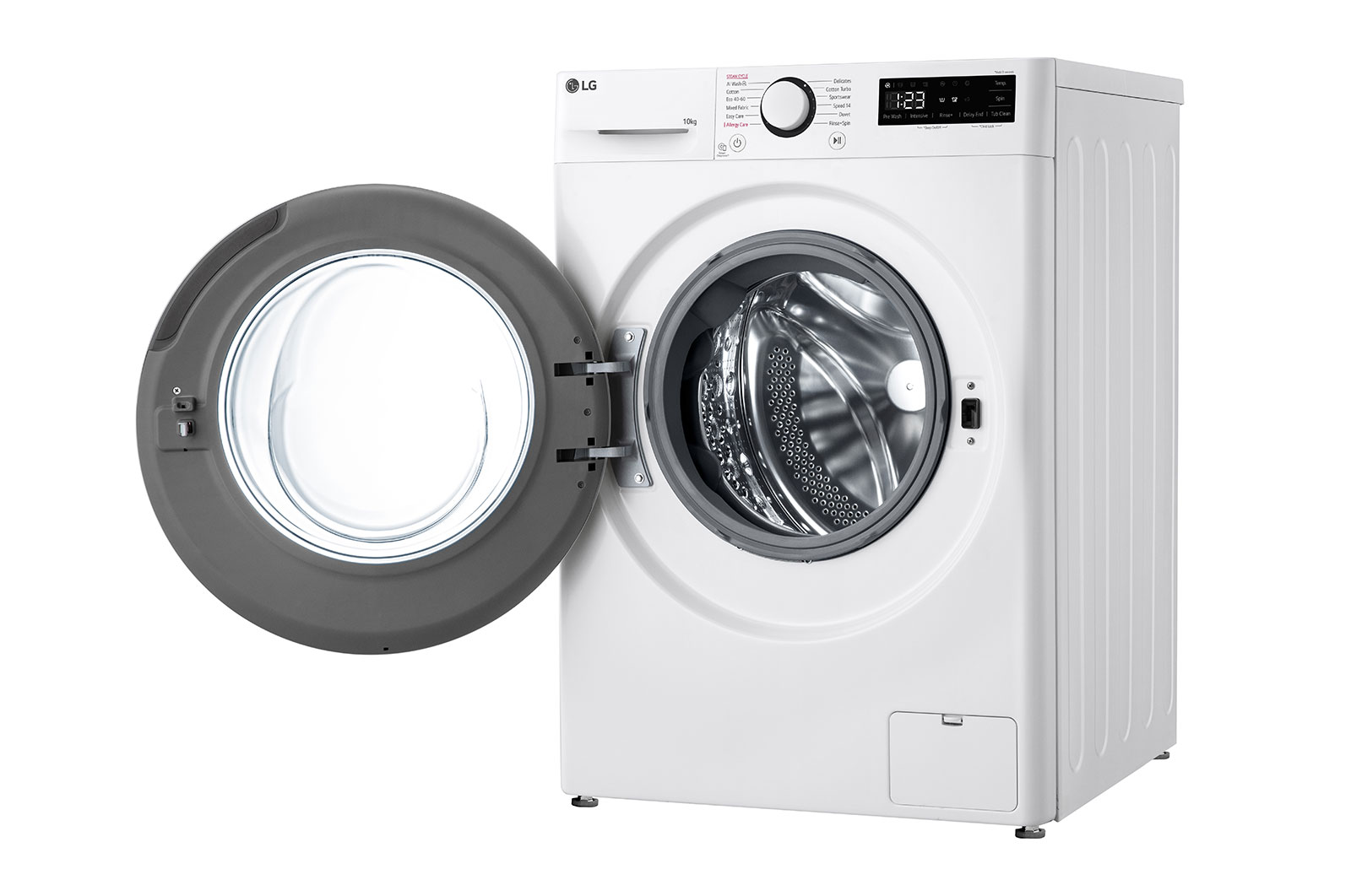 LG 10 kg Tvättmaskin(Vit) - Steam, Energiklass A, AI DD™, Smart Diagnosis™ , F4Y5RYP3W
