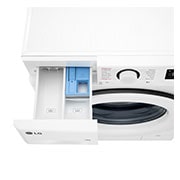 LG 10 kg Tvättmaskin(Vit) - Steam, Energiklass A, AI DD™, Smart Diagnosis™ , F4Y5RYP3W