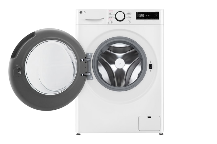 LG 10 kg Tvättmaskin(Vit) - Steam, Energiklass A, TurboWash360™, AI DD™, Smart Diagnosis™, F4Y5RYW0WY