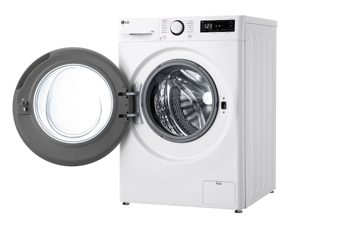 LG 10 kg Tvättmaskin(Vit) - Steam, Energiklass A, TurboWash360™, AI DD™, Smart Diagnosis™, F4Y5RYW0WY