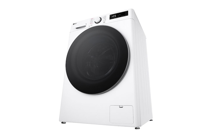 LG 9 kg Tvättmaskin(Vit) - Steam, Energiklass A, AI DD™, Smart Diagnosis™ , F4Y5VYP1W