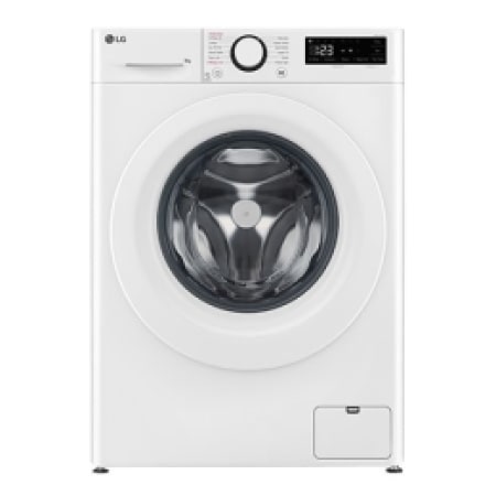 9 kg Tvättmaskin(Vit) - Steam, Energiklass A, AI DD , Smart Diagnosis - F4Y5VYP3W | LG SE