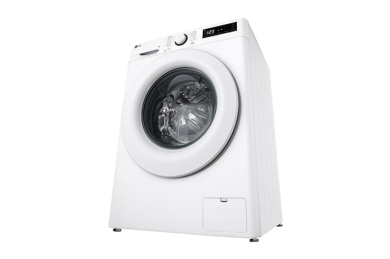 LG 9 kg Tvättmaskin(Vit) - Steam, Energiklass A, AI DD™, Smart Diagnosis™ , F4Y5VYP3W