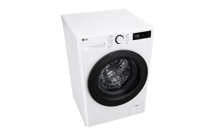 LG 9 kg Tvättmaskin(Vit) - Steam, Energiklass A, TurboWash360™, AI DD™, Smart Diagnosis™ , F4Y5VYP6WY