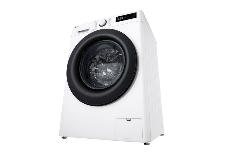 LG 9 kg Tvättmaskin(Vit) - Steam, Energiklass A, TurboWash360™, AI DD™, Smart Diagnosis™ , F4Y5VYP6WY