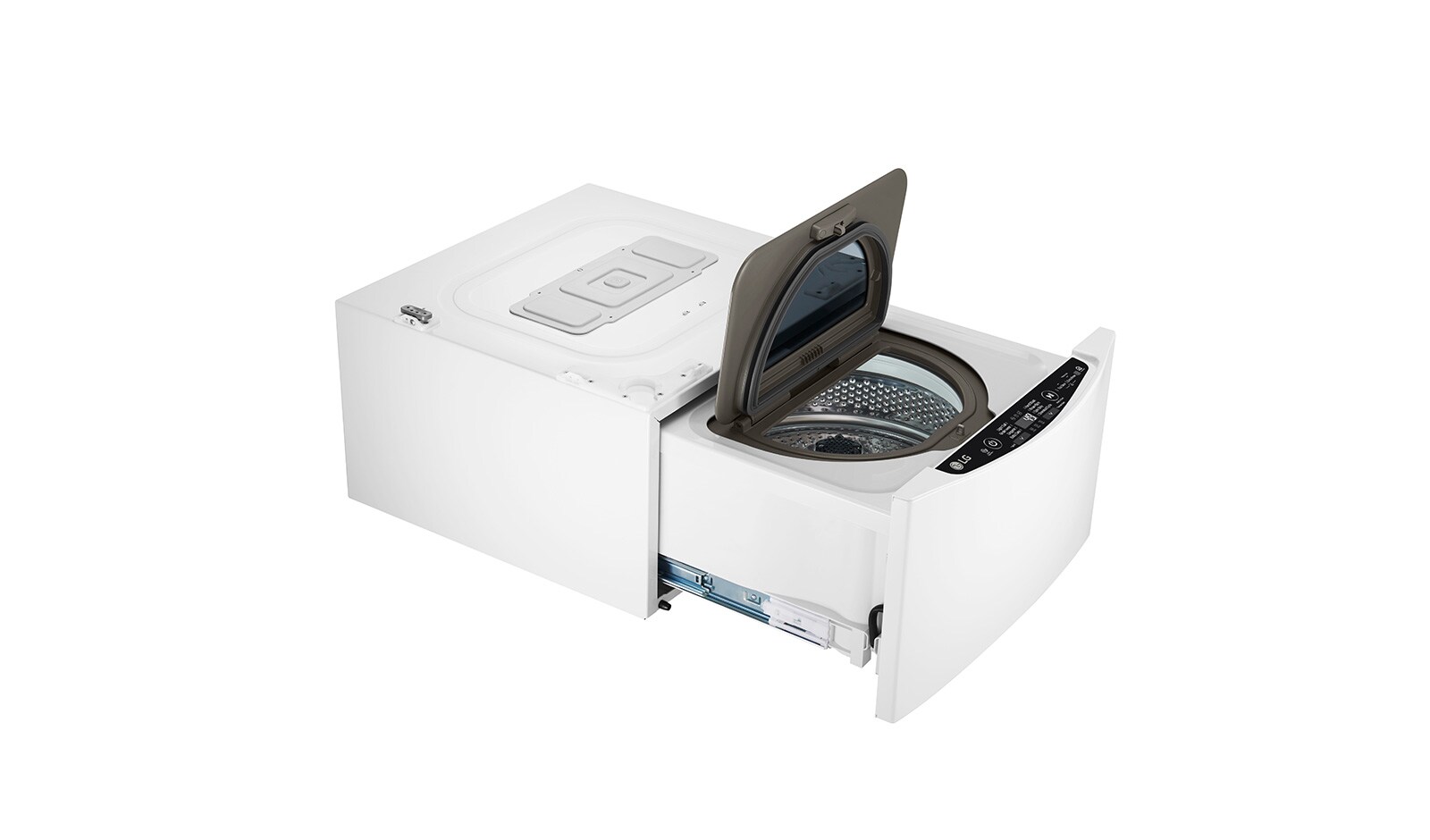 LG Gör livet lite enklare med tvättmaskinen        LG TWINWash™ Mini, F8K5XN3