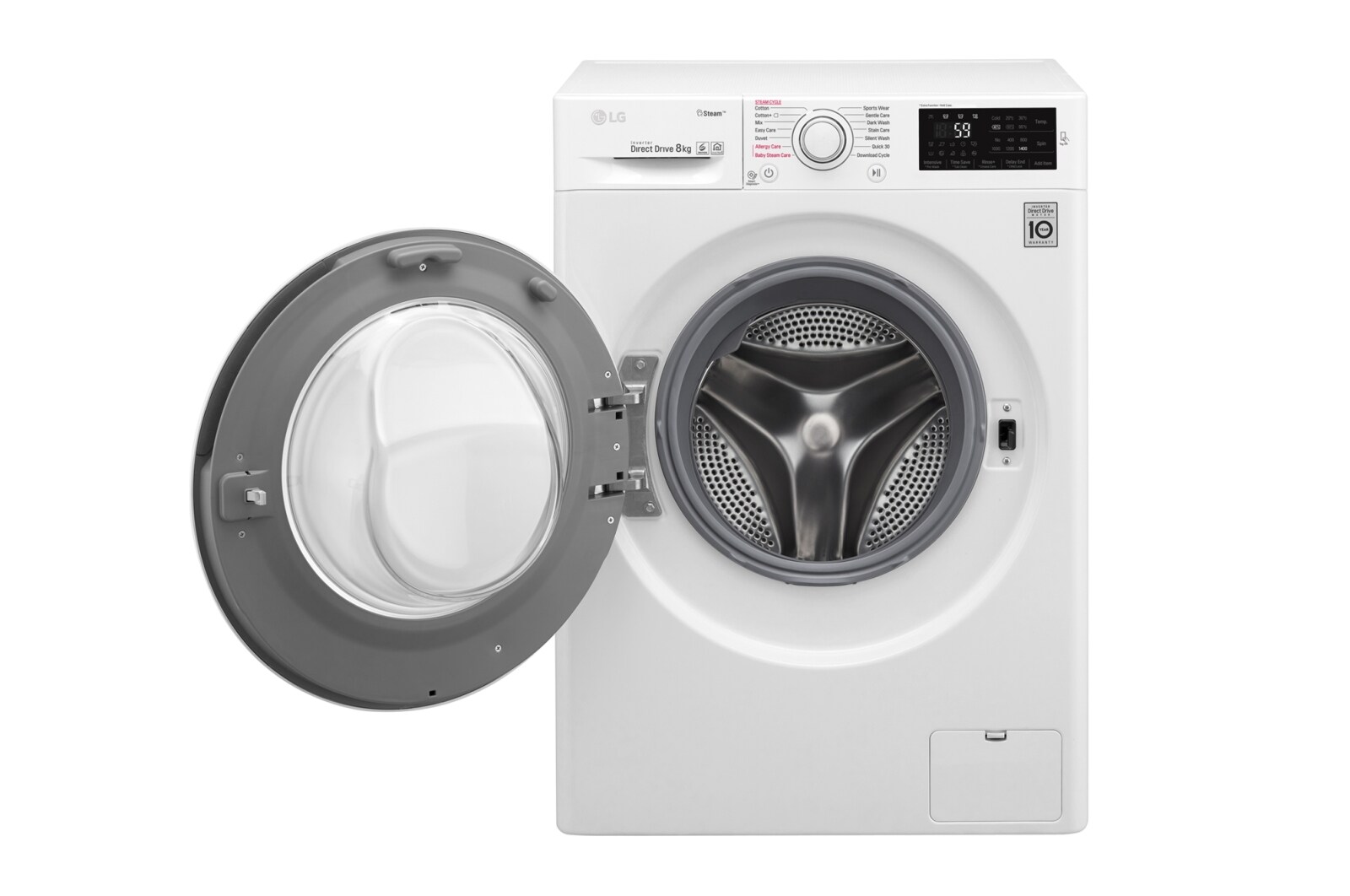 LG 1-8 kg Spa Steam & NFC, 6 Motion Direct Drive tvättmaskin, energiklass A+++ ( -30%), FC50TNS0