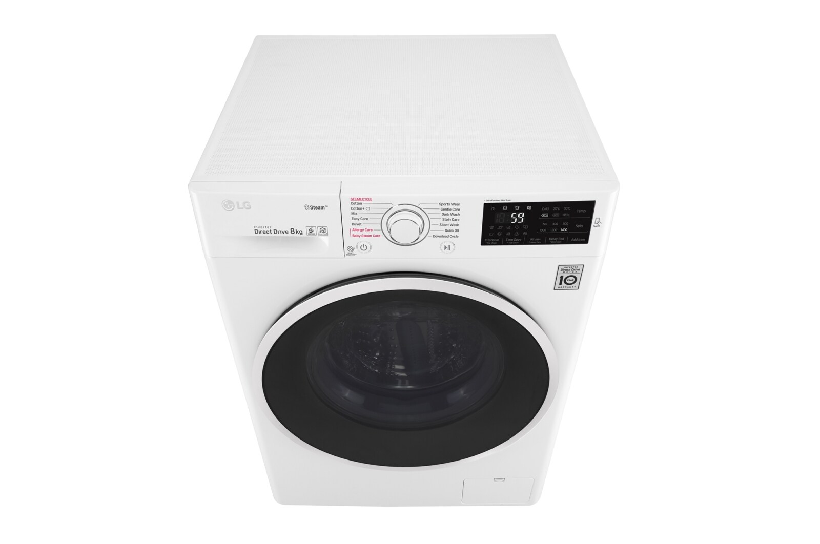 LG 1-8 kg Spa Steam & NFC, 6 Motion Direct Drive tvättmaskin, energiklass A+++ ( -30%), FC50TNS0
