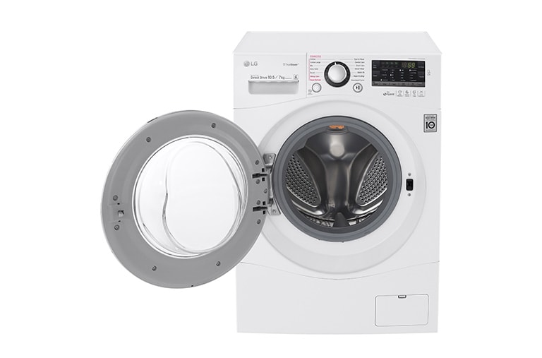 LG 1-10,5 kg / 1-7 kg True Steam™ 6 Motion Direct Drive tvätt/torkmaskin, FH4A8JDH2N