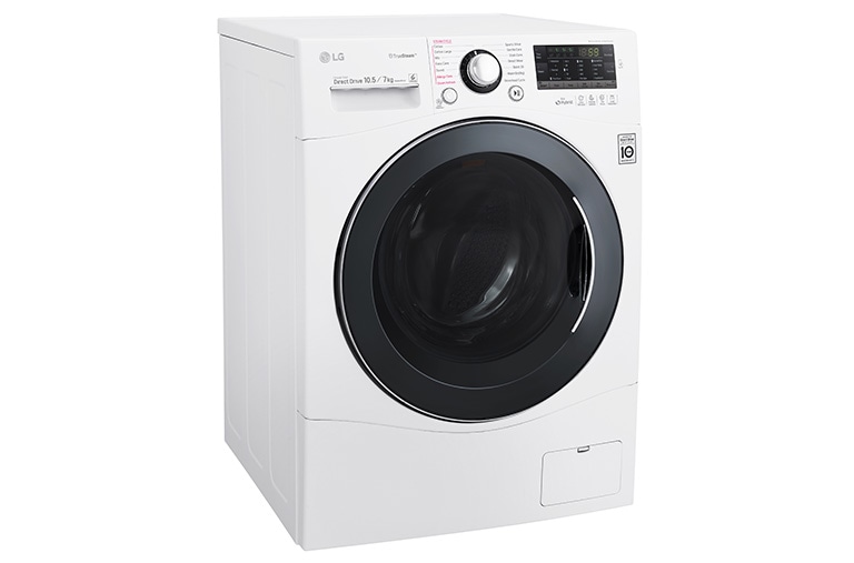 LG 1-10,5 kg / 1-7 kg True Steam™ 6 Motion Direct Drive tvätt/torkmaskin, FH4A8JDH2N