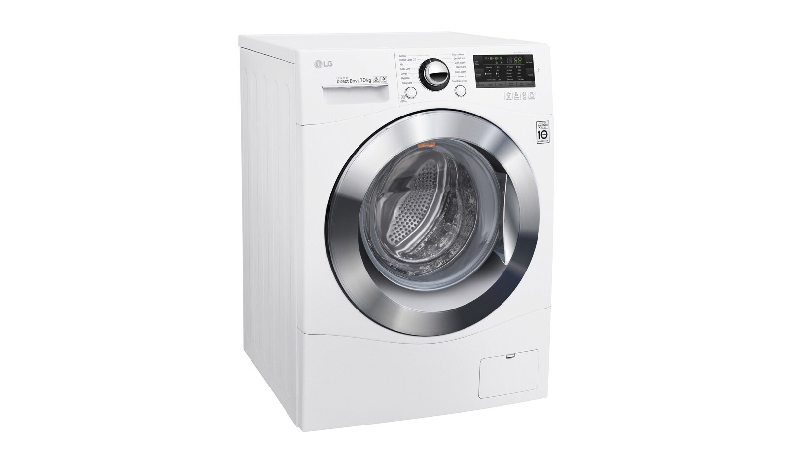 LG 1-10 kg Steam Turbo Wash, Direct Drive tvättmaskin, FH4A8JDS2