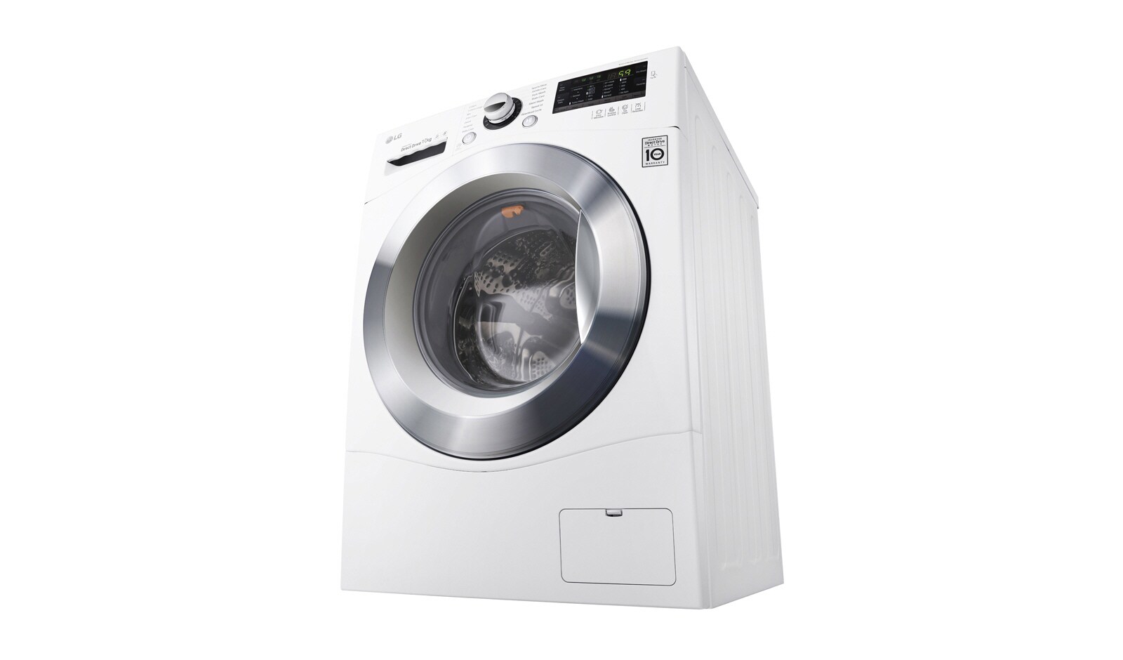 LG 1-10 kg Steam Turbo Wash, Direct Drive tvättmaskin, FH4A8JDS2