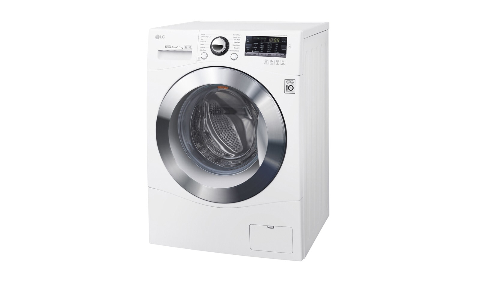 LG 1-10 kg Steam Turbo Wash, Direct Drive tvättmaskin, FH4A8JDS2