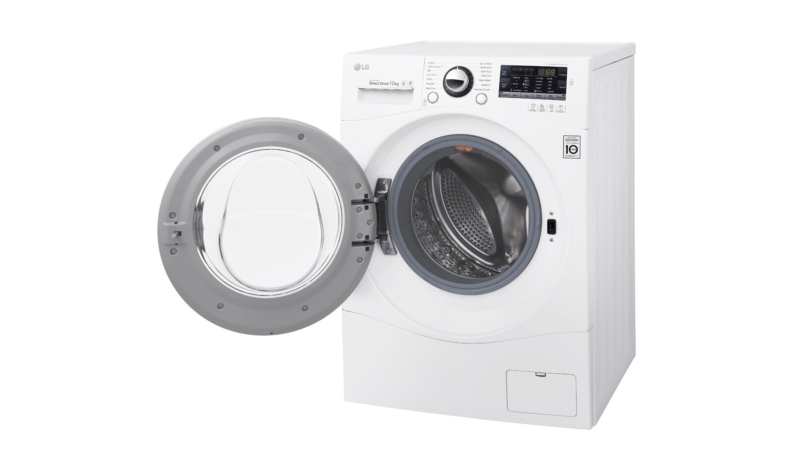 LG 1-10 kg Steam Turbo Wash, Direct Drive tvättmaskin, FH4A8JDS2