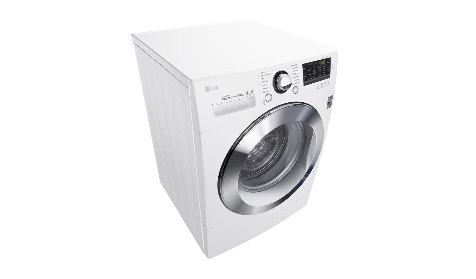 LG 1-10 kg Steam Turbo Wash, Direct Drive tvättmaskin, FH4A8JDS2