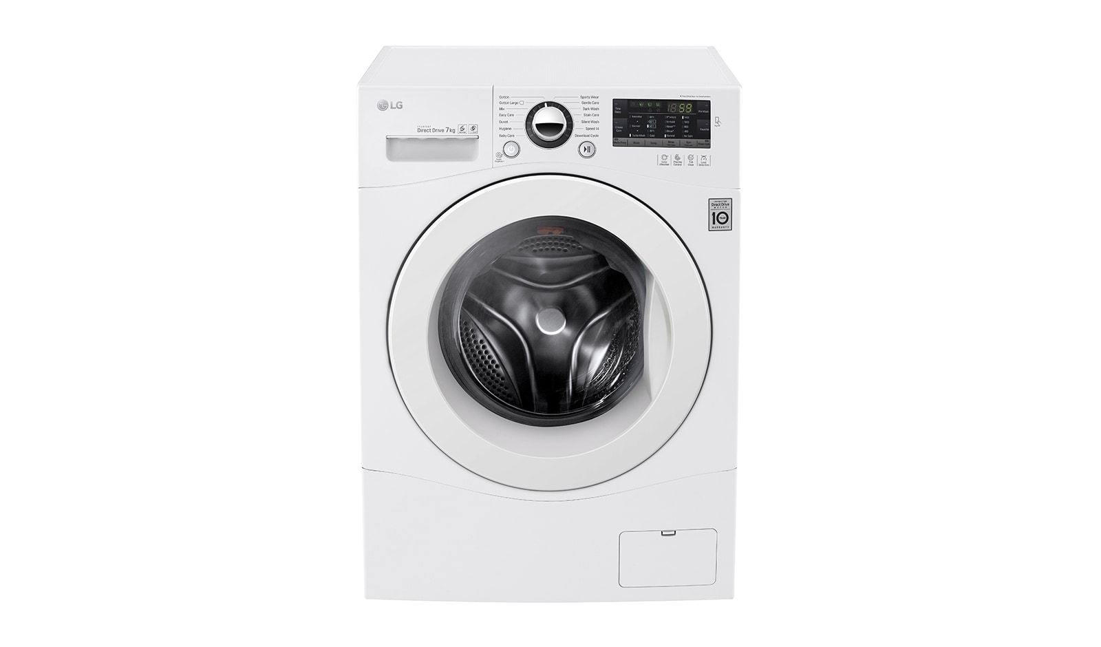 Vy framifrån av 1-7 kg Turbo Wash, Direct Drive tvättmaskin FH4A8QDN3