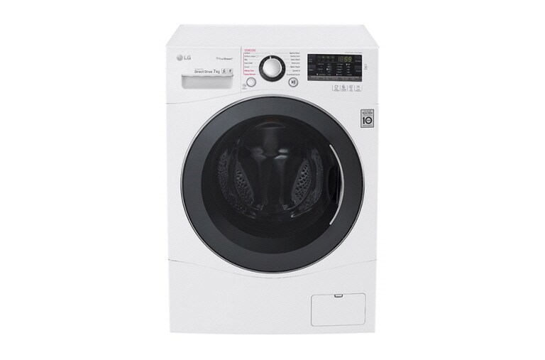 Vy framifrån av 1-7 kg Steam Turbo Wash, Direct Drive tvättmaskin FH4A8QDS2