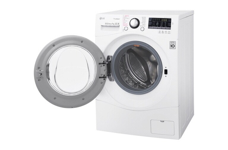 LG 1-7 kg Steam Turbo Wash, Direct Drive tvättmaskin, FH4A8QDS2