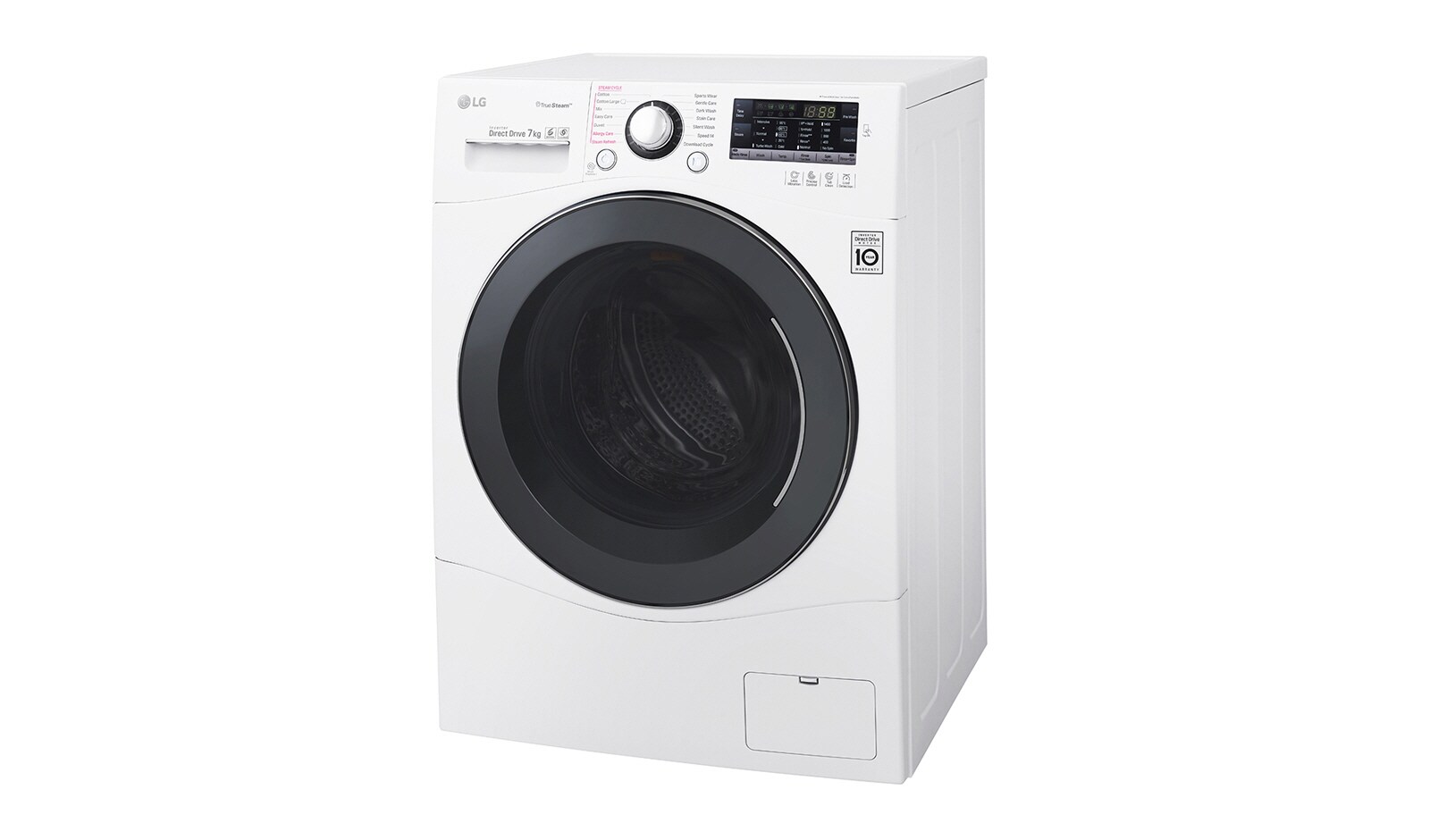 LG 1-7 kg Steam Turbo Wash, Direct Drive tvättmaskin, FH4A8QDS2