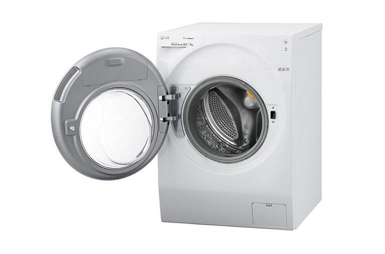 LG 1-10.5 kg / 1-7 kg True Steam™ & 6 Motion Direct Drive Kombinerad tvätt/tork, Wi-Fi, FH4G1JCH2N