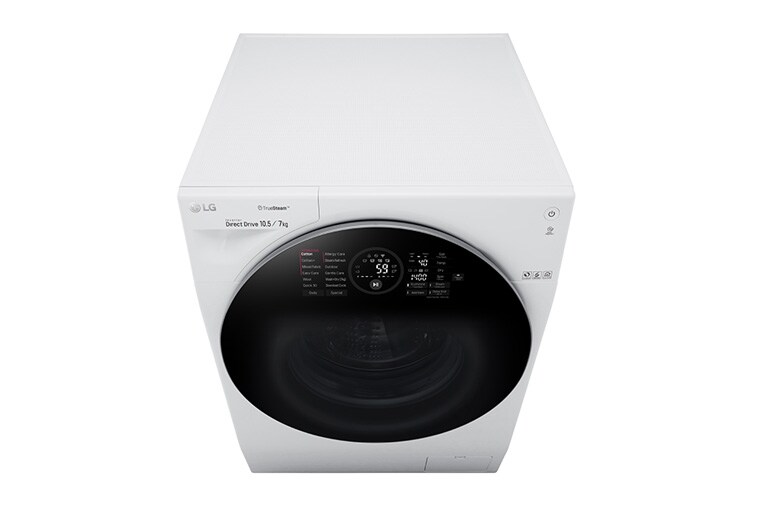 LG 1-10.5 kg / 1-7 kg True Steam™ & 6 Motion Direct Drive Kombinerad tvätt/tork, Wi-Fi, FH4G1JCH2N