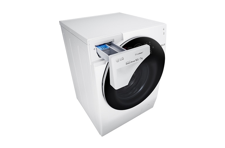 LG 1-10.5 kg / 1-7 kg True Steam™ & 6 Motion Direct Drive Kombinerad tvätt/tork, Wi-Fi, FH4G1JCH2N
