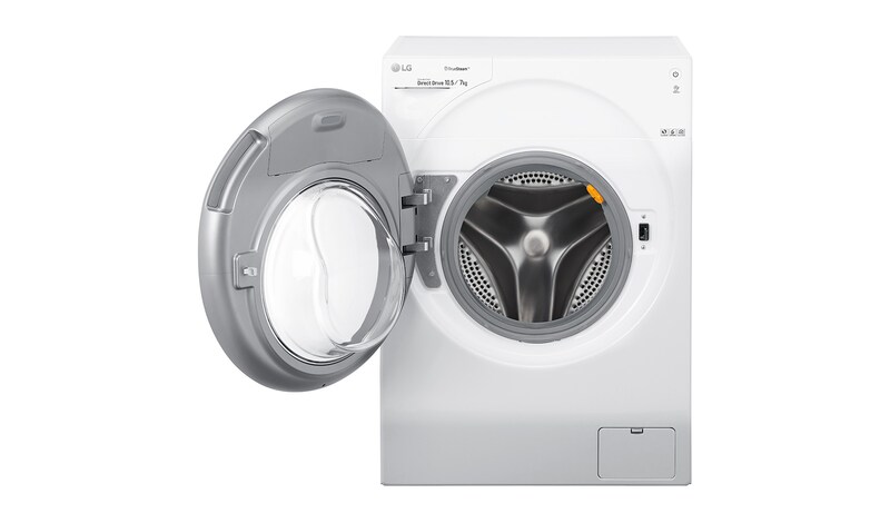 LG 1-10.5 kg / 1-7 kg True Steam™ & 6 Motion Direct Drive Kombinerad tvätt/tork, Wi-Fi, FH4G1JCH2N