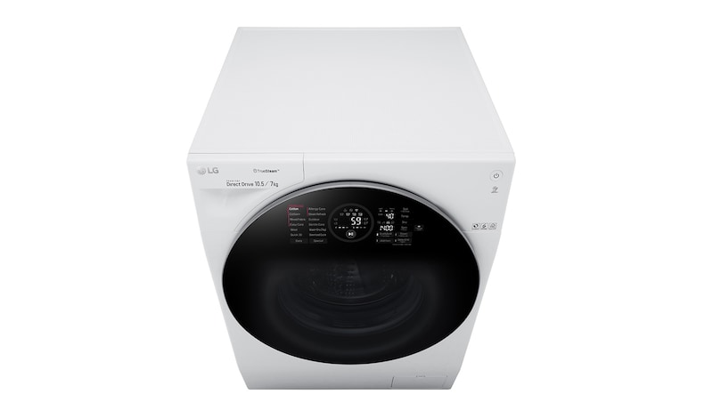 LG 1-10.5 kg / 1-7 kg True Steam™ & 6 Motion Direct Drive Kombinerad tvätt/tork, Wi-Fi, FH4G1JCH2N