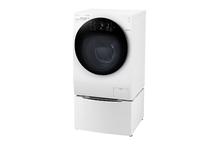 LG 1-10.5 kg / 1-7 kg LG TWINWash™ med True Steam™  & 6 Motion Direct Drive. Kombinerad tvätt/tork med Wi-Fi och Miniwash, FH4G1JCH2NW