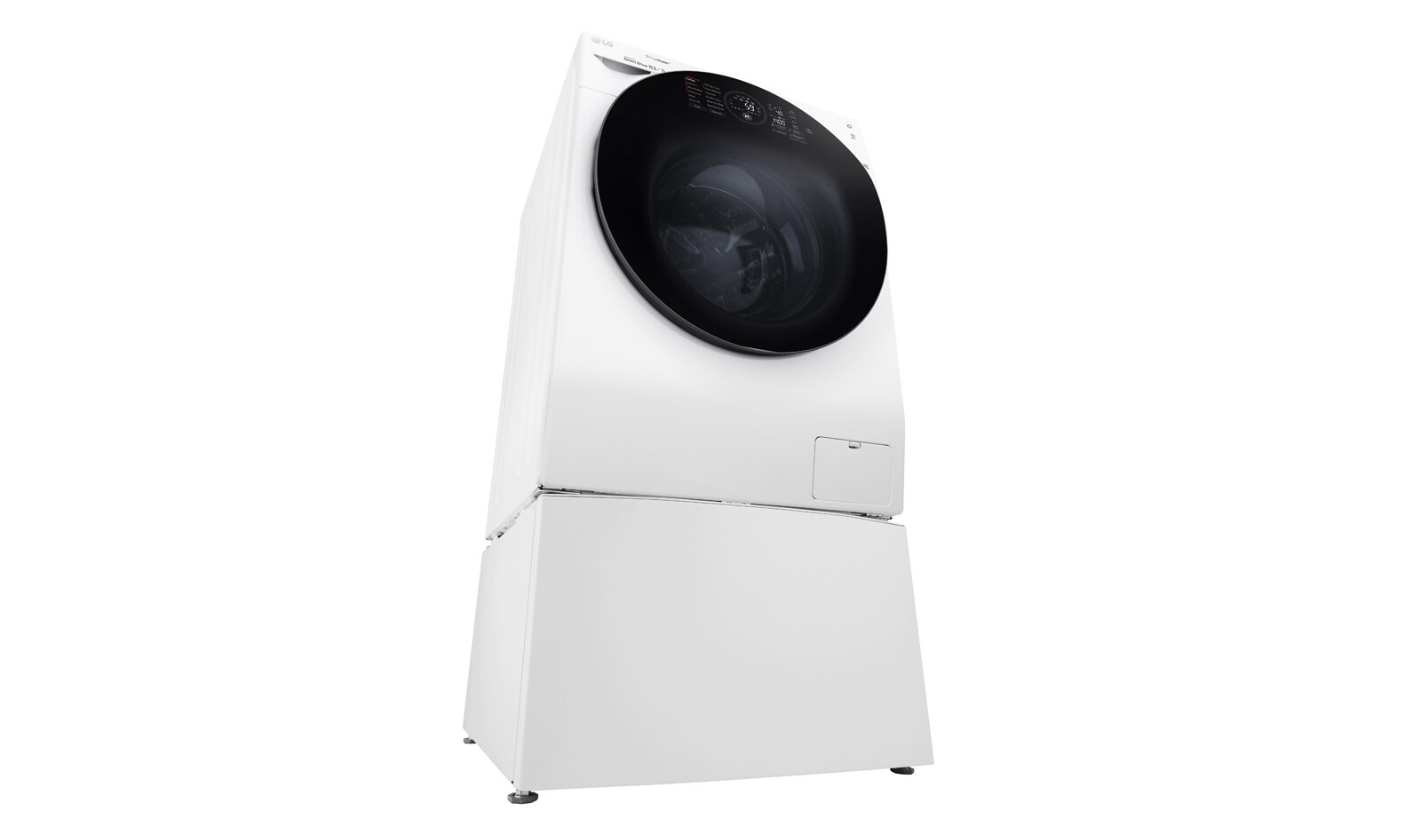 LG 1-10.5 kg / 1-7 kg LG TWINWash™ med True Steam™  & 6 Motion Direct Drive. Kombinerad tvätt/tork med Wi-Fi och Miniwash, FH4G1JCH2NW