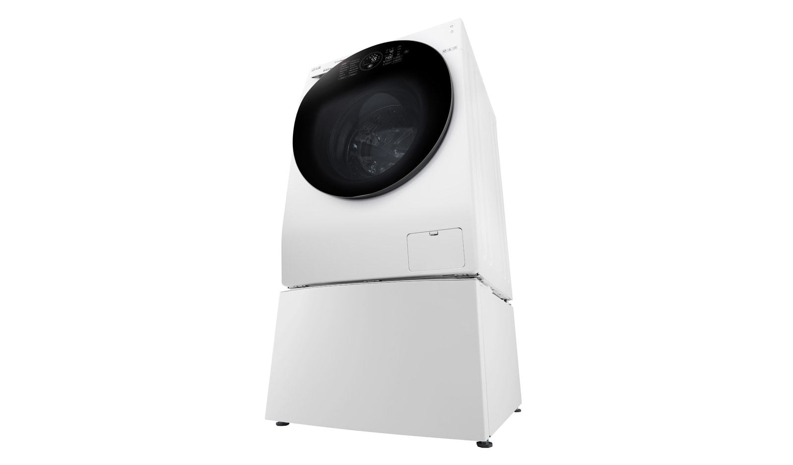 LG 1-10.5 kg / 1-7 kg LG TWINWash™ med True Steam™  & 6 Motion Direct Drive. Kombinerad tvätt/tork med Wi-Fi och Miniwash, FH4G1JCH2NW